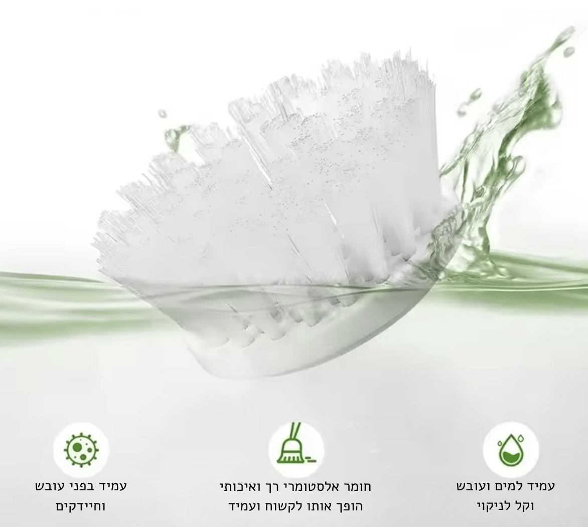 ™CleanSpin – מברשת כלים חשמלית לניקוי יעיל וללא מאמץ